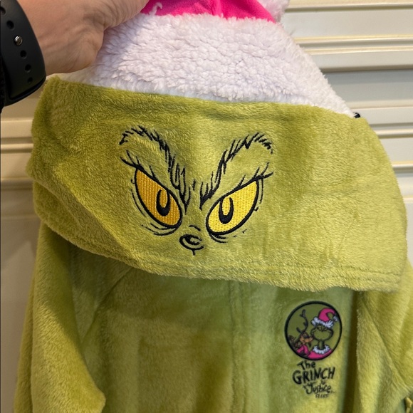 Justice x Grinch Girls Long Sleeve Sleep Union Suit, One-Piece - Picture 9 of 12